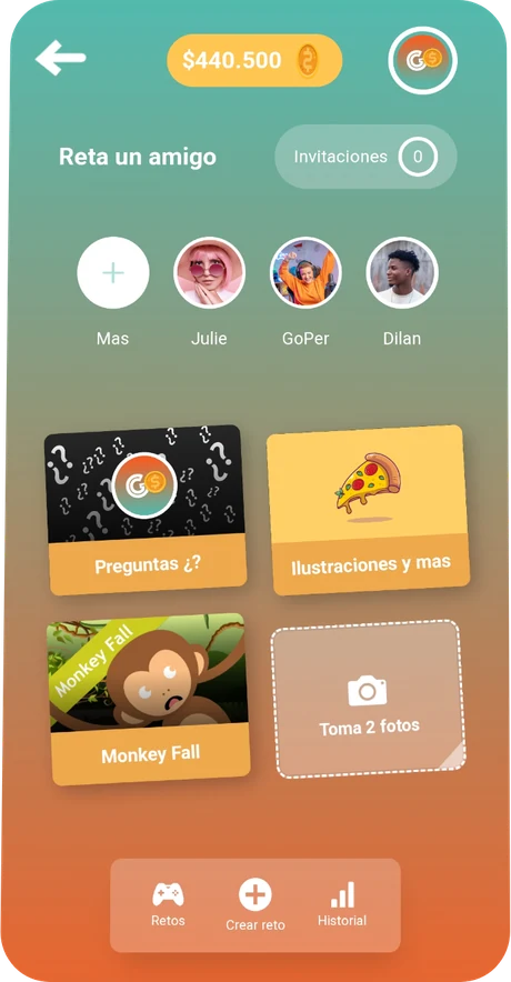 Reta a un amigo